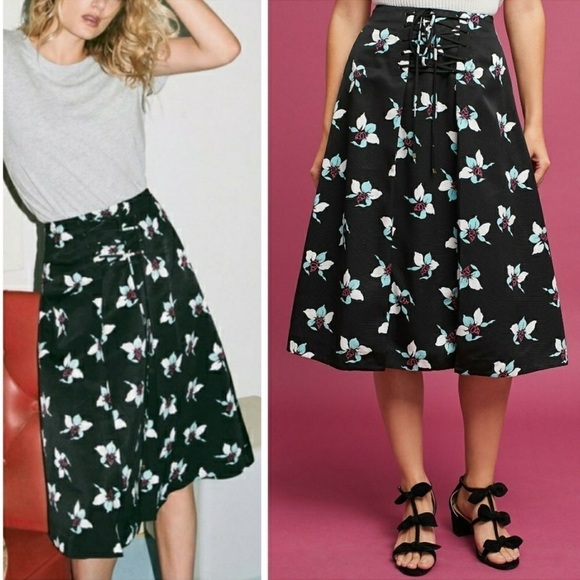 Anthropologie x Maeve Zadie Floral Midi Skirt - Picture 1 of 7